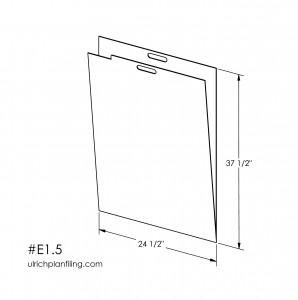 Ulrich D or A1 size, 36" x 24", Archival Oversized File Folders for organizing Maps and Plans