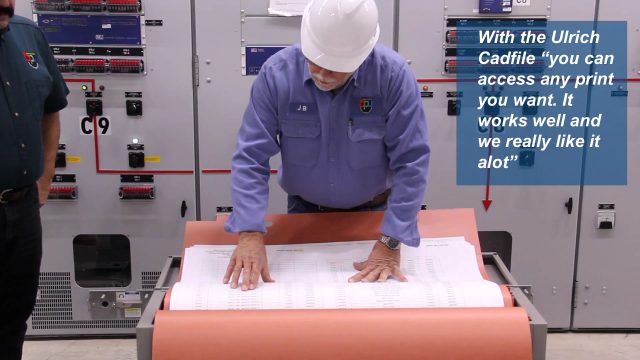Blueprint Cabinet 1st choice of Utility Co - Ulrich Fabrication Inc